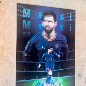 Lionel Messi 3D Holographic Lenticular Poster
